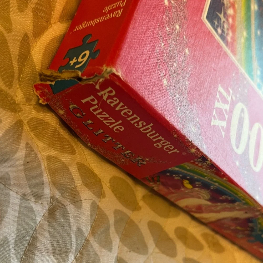 Ravensburger Glitter Puzzle - Pink and Rainbow